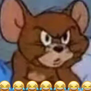 Telegram sticker 😂 @logicalists Tom Jerry