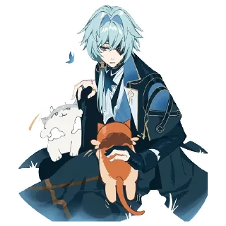 Telegram stiker 🐈 Anaxa @stickersMH