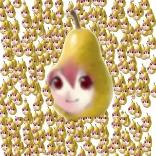 Telegram sticker 🍐 ᜊ Teto Pear ꒰🍐꒱ @oblivionstick