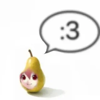 Telegram sticker 🍐 ᜊ Teto Pear ꒰🍐꒱ @oblivionstick