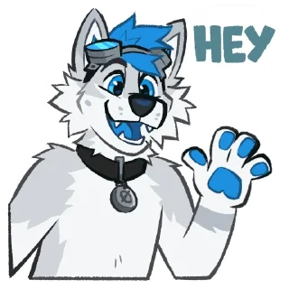 Video sticker 👋 Kiro Husky