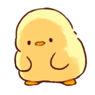 Sticker 😞 Soft and cute chick by @fStikBot