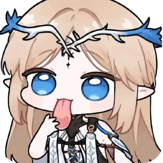 Telegram sticker 😛 Cartethyia🥰