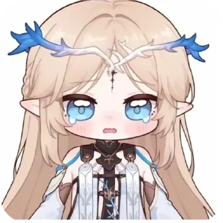 Telegram sticker 🥲 Cartethyia🥰