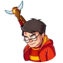 Телеграм стикер ✊️ Harry Potter