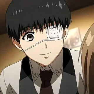 Telegram sticker ☺️ Канеки кен @anime_stickerr