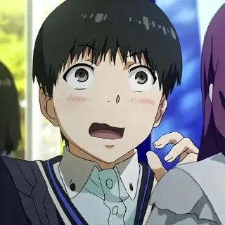 Video sticker 😧 Канеки кен @anime_stickerr