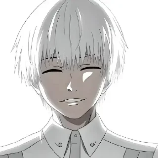 Telegram sticker 😁 Канеки кен @anime_stickerr