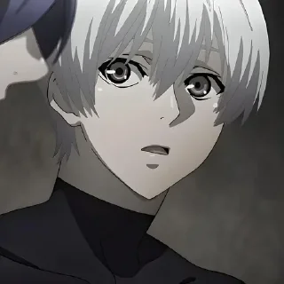 Telegram sticker 😧 Канеки кен @anime_stickerr