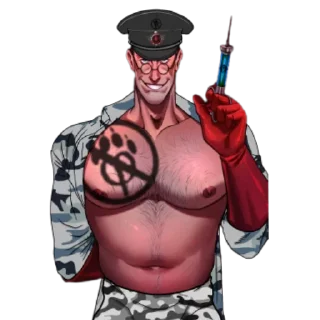 Telegram sticker 💪 МГЕ | АНТИ ФУРИ | МГЕ