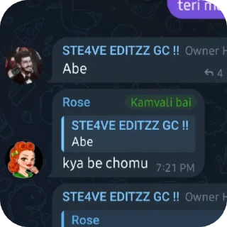 Video sticker 👍 FALTU GC KE STICKERS