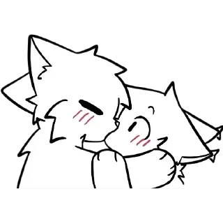 Telegram sticker 💋 Бойкиссер 67 @FurriStik <--больше фурри стикеров тут ➡️ @Ctikeru
