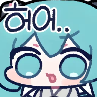 Video sticker 👻 밋다다콘부스러기모 @DCConSticker