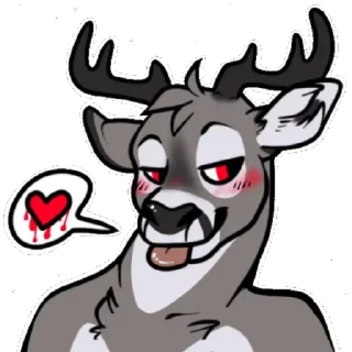 Video sticker 😘 DestructoDeer by Casey