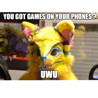 Telegram sticker 😌 Silly furries