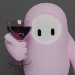 Video sticker 🍞 분홍폴가이콘 by @KiyoBot_bot