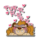 Telegram sticker 😽 Akari
