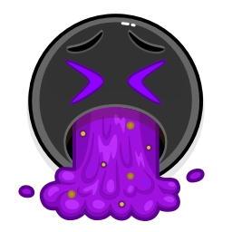 Sticker 🤮 сделал - @hauntedmound ➡️ @EmojiRuBot