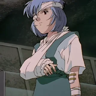 Video sticker 🍉 - ᗷY @ahMshY 𓉮 . Rei Ayanami