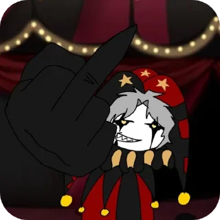 Telegram sticker 🖕 Цирк фриков и всякое @Xleb2001