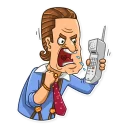 Telegram sticker 📞 Gordon Gekko