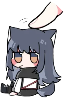 Telegram sticker 👇 Lappland & Texas | @Onishiki