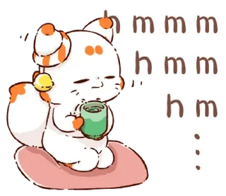 Telegram sticker 😊 TENKO and PONKICHI sticker vol. 1 ENG @kal_pc