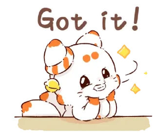Telegram sticker 😊 TENKO and PONKICHI sticker vol. 1 ENG @kal_pc