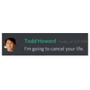 Telegram sticker 😊 Todd Howard