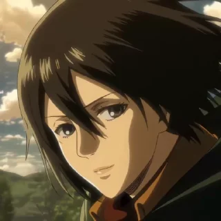 Video sticker 🌟 - ᗷY @ahMshY 𓉮 . Mikasa Ackerman