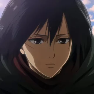 Video sticker 🌟 - ᗷY @ahMshY 𓉮 . Mikasa Ackerman