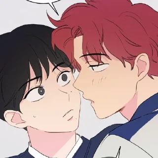 Telegram sticker 😉 Is It Just A Dream? // Manhwa