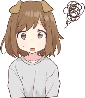Telegram sticker 😧 Цуценя :: @fStikBot