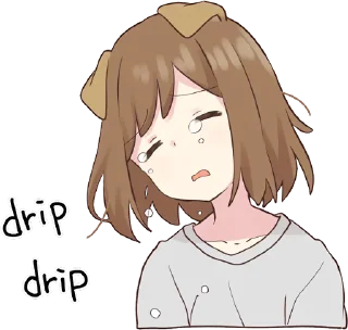 Telegram sticker 😢 Цуценя :: @fStikBot