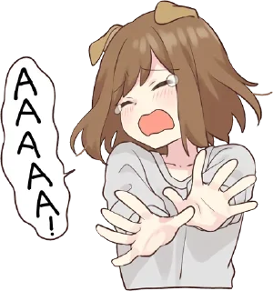 Telegram sticker 😱 Цуценя :: @fStikBot