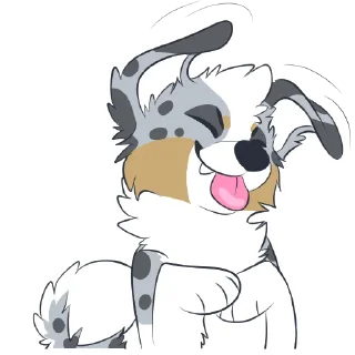 Video sticker 💾 Australian Shepherd Stickers by Pulexart.com