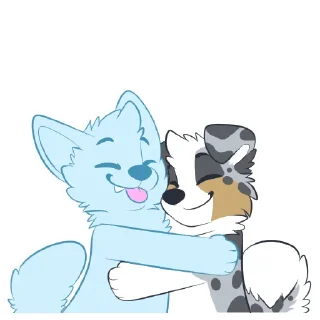 Video sticker 🤗 Australian Shepherd Stickers by Pulexart.com