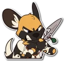 Telegram sticker 💢 Utunu