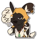 Telegram sticker 💤 Utunu
