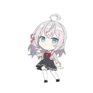 Telegram sticker 😏 Chibi Anime