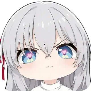 Sticker 😠 Chibi Anime