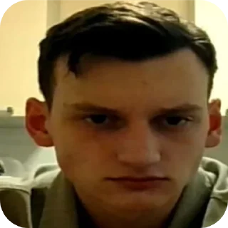 Telegram sticker 💪 Че смотришь?
