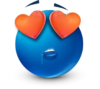 Telegram sticker 😍 Blue Emotions (@TgSticker)