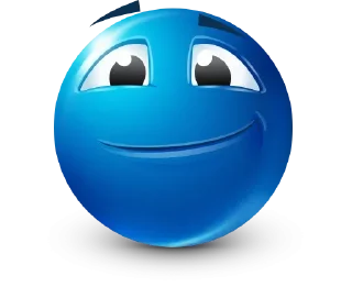 Telegram sticker 🤩 Blue Emotions (@TgSticker)
