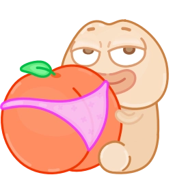 Sticker 🍑 (18+) Storage24h