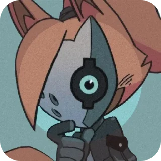 Telegram sticker 😶 Whisper the wolf