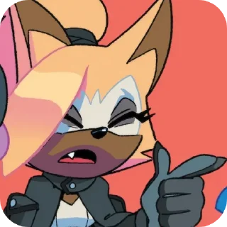 Telegram sticker 😦 Whisper the wolf