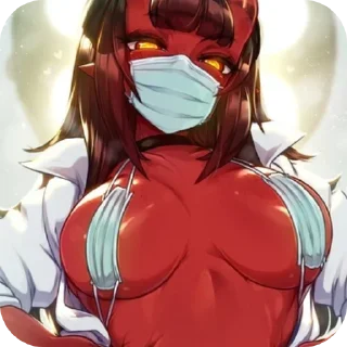 Telegram sticker ❤ Суккуб Меру | @Stickers_R34