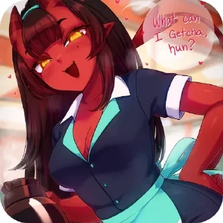 Sticker ❤ Суккуб Меру | @Stickers_R34