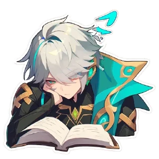 Sticker 🌟 Genshin Mix by @lunaaiarts :: @fStikBot